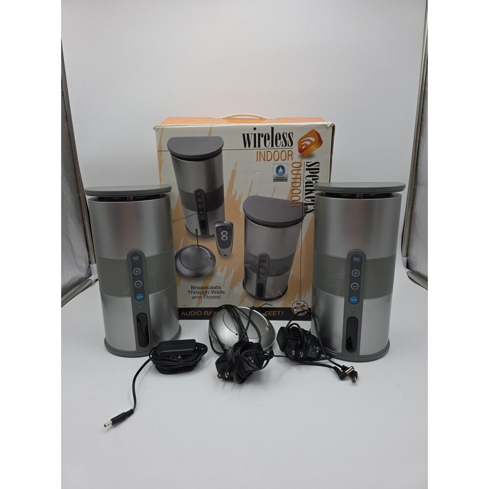 Mark Feldstein Wireless Indoor/Outdoor Speakers No Remote